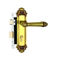 Khóa cao cấp  Huy Hoàng tay gạt HC 5826 cửa gỗ thông phòng