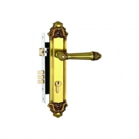 Khóa Huy Hoàng tay gạt HC 8526 đồng cửa chính