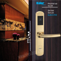 KHÓA KHÁCH SẠN CAO CẤP INOX304 KOLER KL200-H1-PVD MÀU VÀNG BÓNG