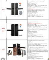 KHÓA TAY NẮM ĐƠN ĐIỂM  Vân tay cho cửa gỗ thông phòng