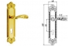 KHÓA TAY GẠT CAO CẤP CỬA CHÍNH - MS: CL70401C - anh 1