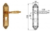 KHÓA TAY NẮM CỬA CAO CẤP CHO CỬA PHÒNG. MS: CL80401A - anh 1