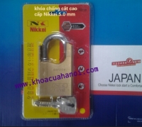 Khóa chống cắt nikkei 5.0 mm đồng cao cấp japan